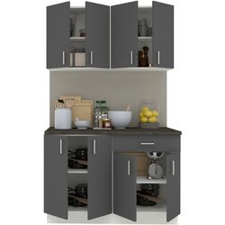 Bucatarie Haaus Karo V2 1.2m (Anthracite/White) Thumb