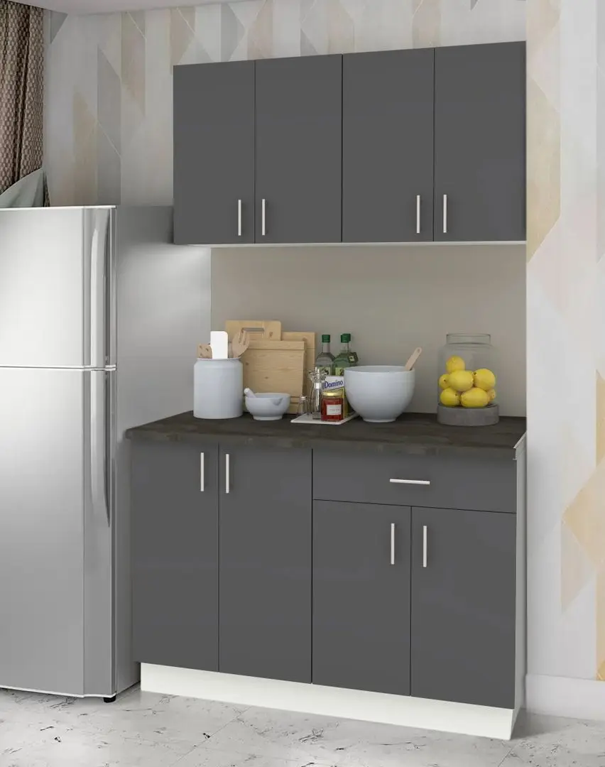 Bucatarie Haaus Karo V2 1.2m (Anthracite/White)