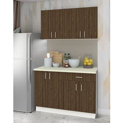 Bucatarie Haaus Karo V2 1.2m (Bronze Oak/White)