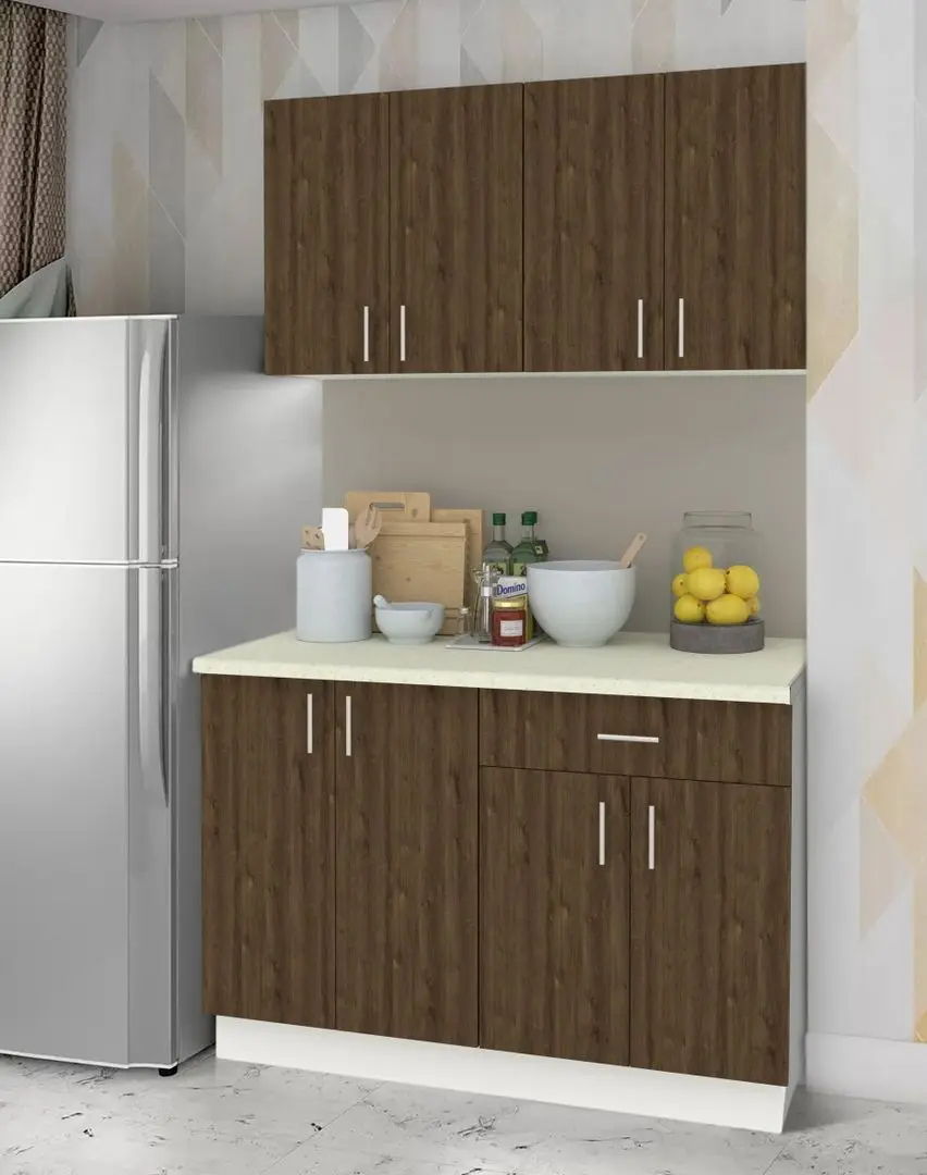 Bucatarie Haaus Karo V2 1.2m (Bronze Oak/White)