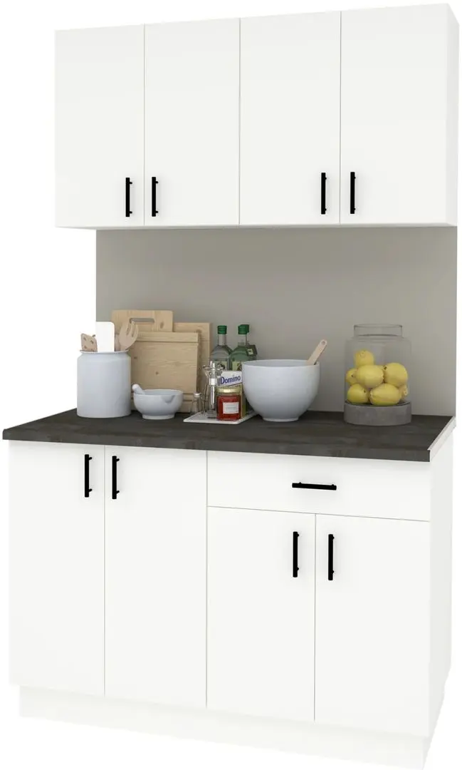 Bucatarie Haaus Karo V2 1.2m (White) - 2