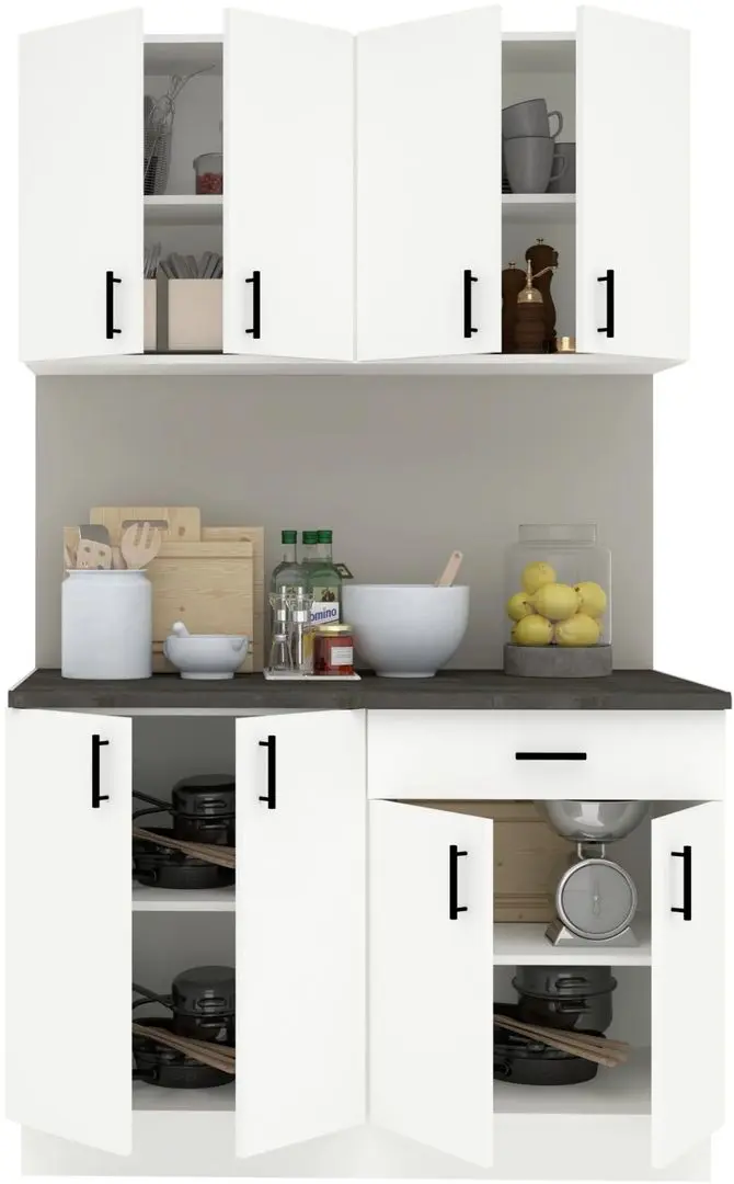 Bucatarie Haaus Karo V2 1.2m (White) - 3