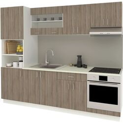 Bucatarie Haaus Karo V20 2.6m (Dark Sonoma Oak/White) Thumb