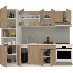 Кухня Haaus Karo V20 2.6м (Natural Wood/White) Thumb