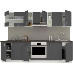 Кухня Haaus Karo V21 2.8м (Anthracite/White) Thumb