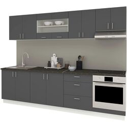 Кухня Haaus Karo V22 2.8м (Anthracite/White) Thumb