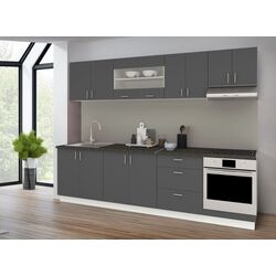 Кухня Haaus Karo V22 2.8м (Anthracite/White)