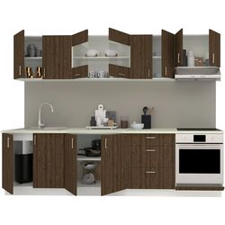 Кухня Haaus Karo V22 2.8м (Bronze Oak/White) Thumb