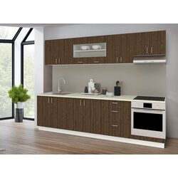 Bucatarie Haaus Karo V22 2.8m (Bronze Oak/White)