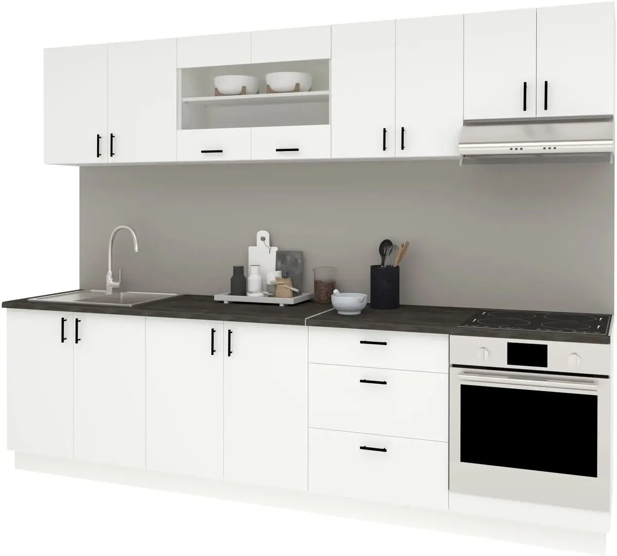 Кухня Haaus Karo V22 2.8м (White) - 2