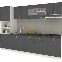 Кухня Haaus Karo V23 2.8м (Anthracite/White) Thumb