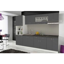 Кухня Haaus Karo V23 2.8м (Anthracite/White)