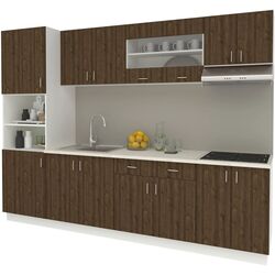 Кухня Haaus Karo V23 2.8м (Bronze Oak/White) Thumb