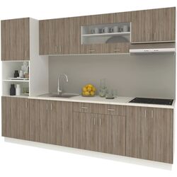 Кухня Haaus Karo V23 2.8м (Dark Sonoma Oak/White) Thumb