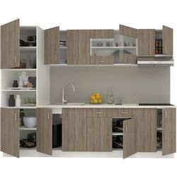 Кухня Haaus Karo V23 2.8м (Dark Sonoma Oak/White) Thumb