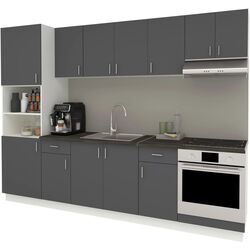 Кухня Haaus Karo V24 2.8м (Anthracite/White) Thumb