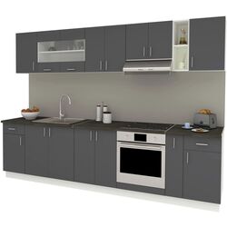 Bucatarie Haaus Karo V25 3m (Anthracite/White) Thumb