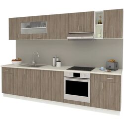 Кухня Haaus Karo V25 3м (Dark Sonoma Oak/White) Thumb