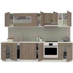 Кухня Haaus Karo V25 3м (Dark Sonoma Oak/White) Thumb