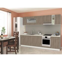 Кухня Haaus Karo V25 3м (Dark Sonoma Oak/White)