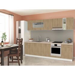 Bucatarie Haaus Karo V25 3m (Natural Wood/White)