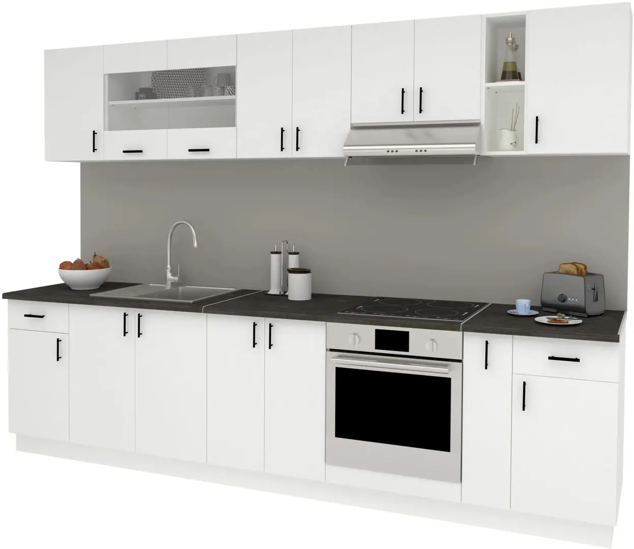 Кухня Haaus Karo V25 3м (White) - 2