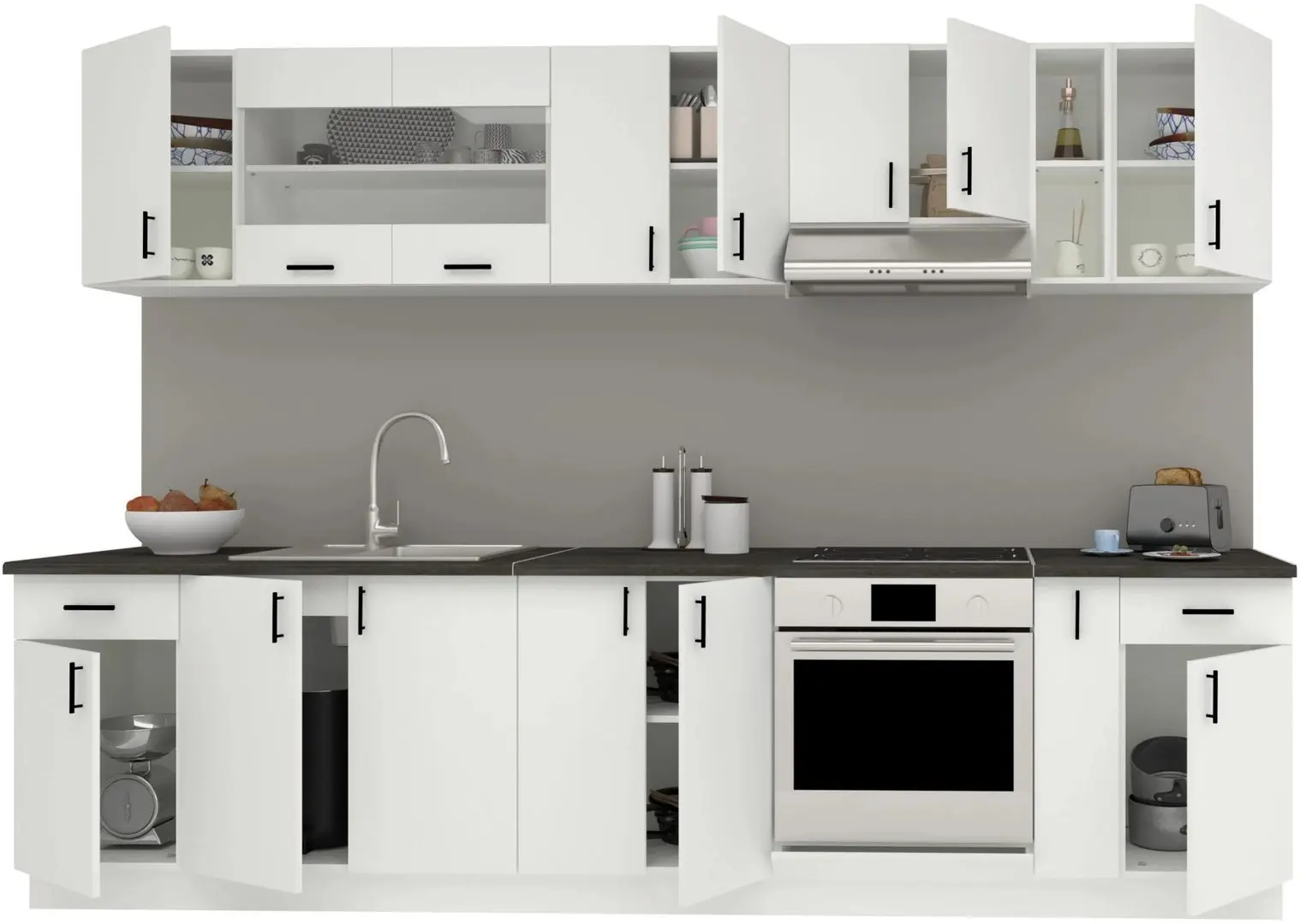 Кухня Haaus Karo V25 3м (White) - 3