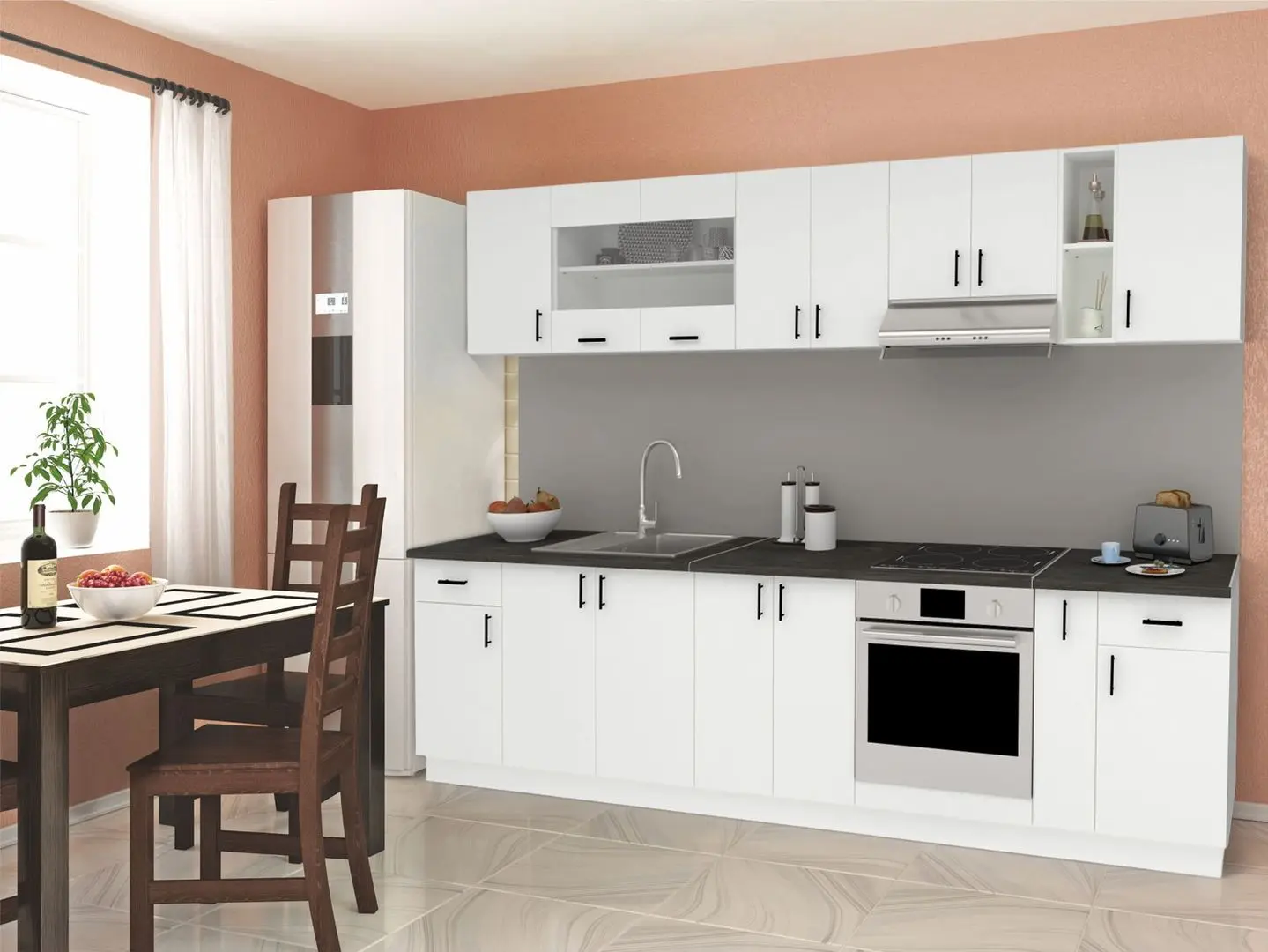 Кухня Haaus Karo V25 3м (White)