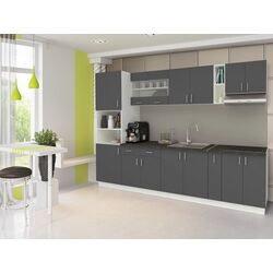 Кухня Haaus Karo V26 3м (Anthracite/White)
