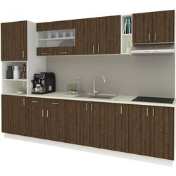 Bucatarie Haaus Karo V26 3m (Bronze Oak/White) Thumb