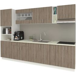 Bucatarie Haaus Karo V26 3m (Dark Sonoma Oak/White) Thumb