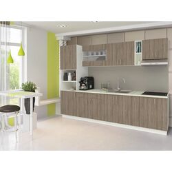 Bucatarie Haaus Karo V26 3m (Dark Sonoma Oak/White)