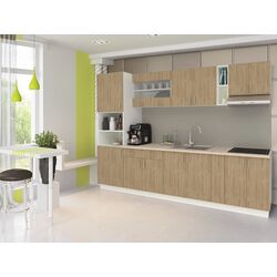 Bucatarie Haaus Karo V26 3m (Natural Wood/White)