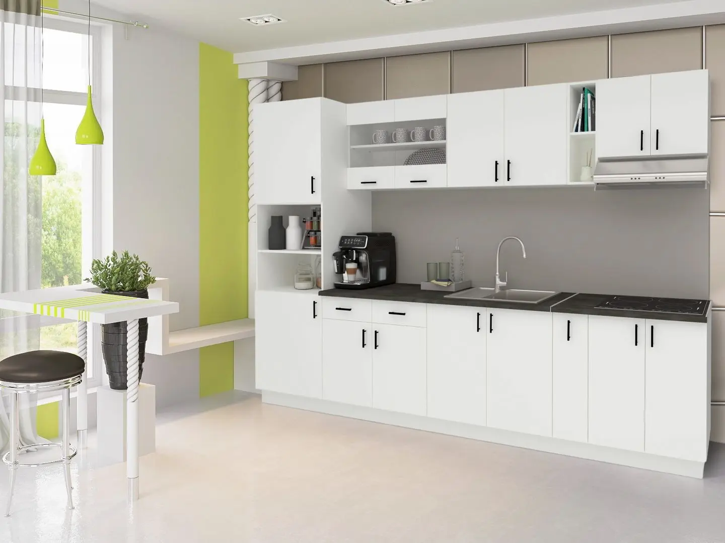 Кухня Haaus Karo V26 3м (White)