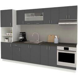 Кухня Haaus Karo V27 3м (Anthracite/White) Thumb