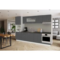 Кухня Haaus Karo V27 3м (Anthracite/White)
