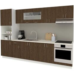 Bucatarie Haaus Karo V27 3m (Bronze Oak/White) Thumb