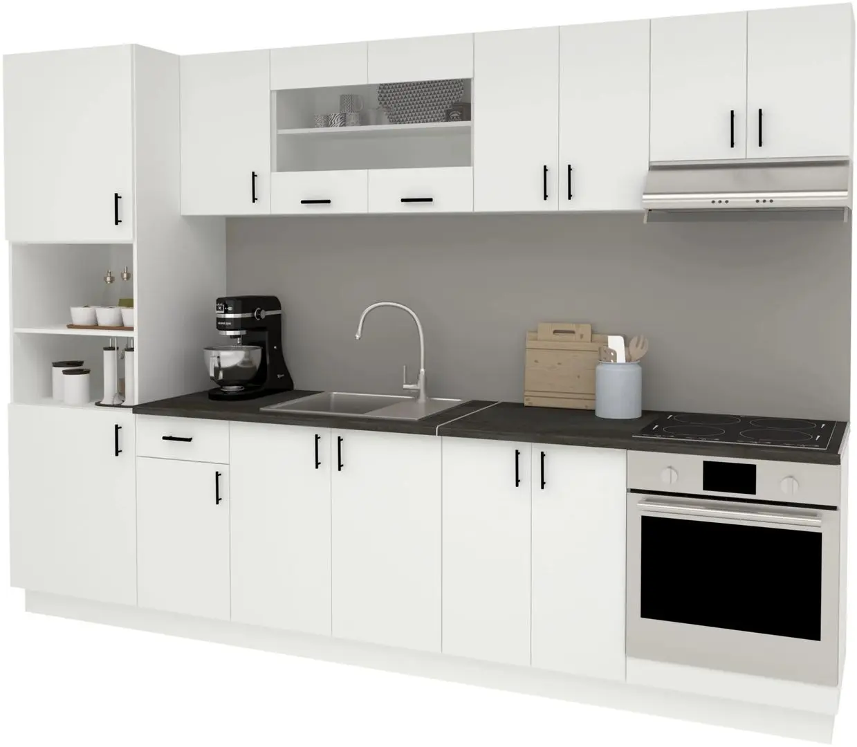 Кухня Haaus Karo V27 3м (White) - 2