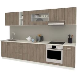 Кухня Haaus Karo V28 3.2м (Dark Sonoma Oak/White) Thumb