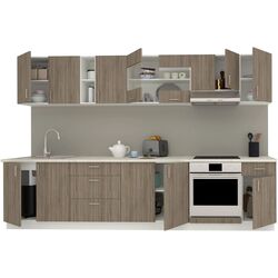Кухня Haaus Karo V28 3.2м (Dark Sonoma Oak/White) Thumb