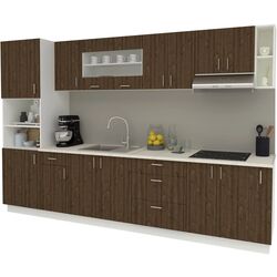 Кухня Haaus Karo V29 3.2м (Bronze Oak/White) Thumb