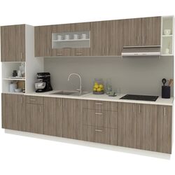 Кухня Haaus Karo V29 3.2м (Dark Sonoma Oak/White) Thumb