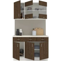 Bucatarie Haaus Karo V3 1.2m (Bronze Oak/White) Thumb