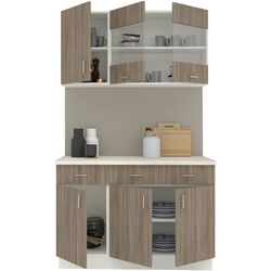 Bucatarie Haaus Karo V3 1.2m (Dark Sonoma Oak/White) Thumb