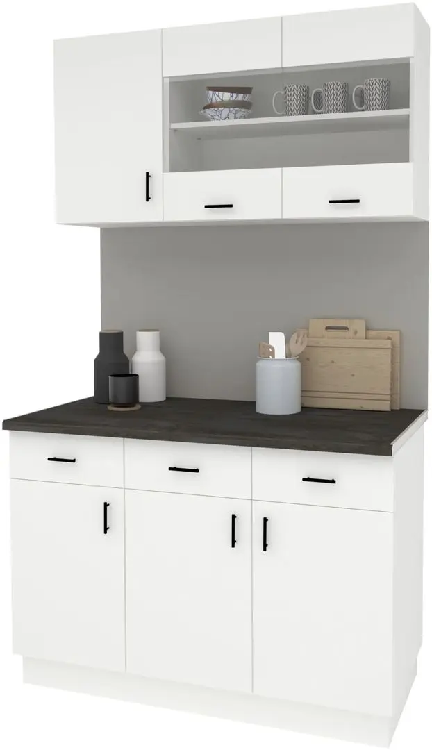 Bucatarie Haaus Karo V3 1.2m (White) - 2