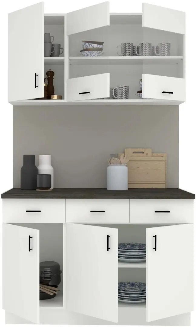 Bucatarie Haaus Karo V3 1.2m (White) - 3