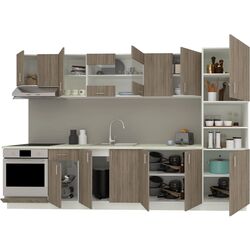 Bucatarie Haaus Karo V30 3.2m (Dark Sonoma Oak/White) Thumb