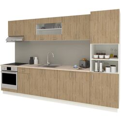 Кухня Haaus Karo V30 3.2м (Natural Wood/White) Thumb