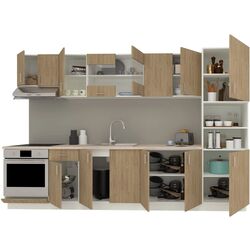 Кухня Haaus Karo V30 3.2м (Natural Wood/White) Thumb