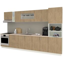 Кухня Haaus Karo V31 3.4м (Natural Wood/White) Thumb